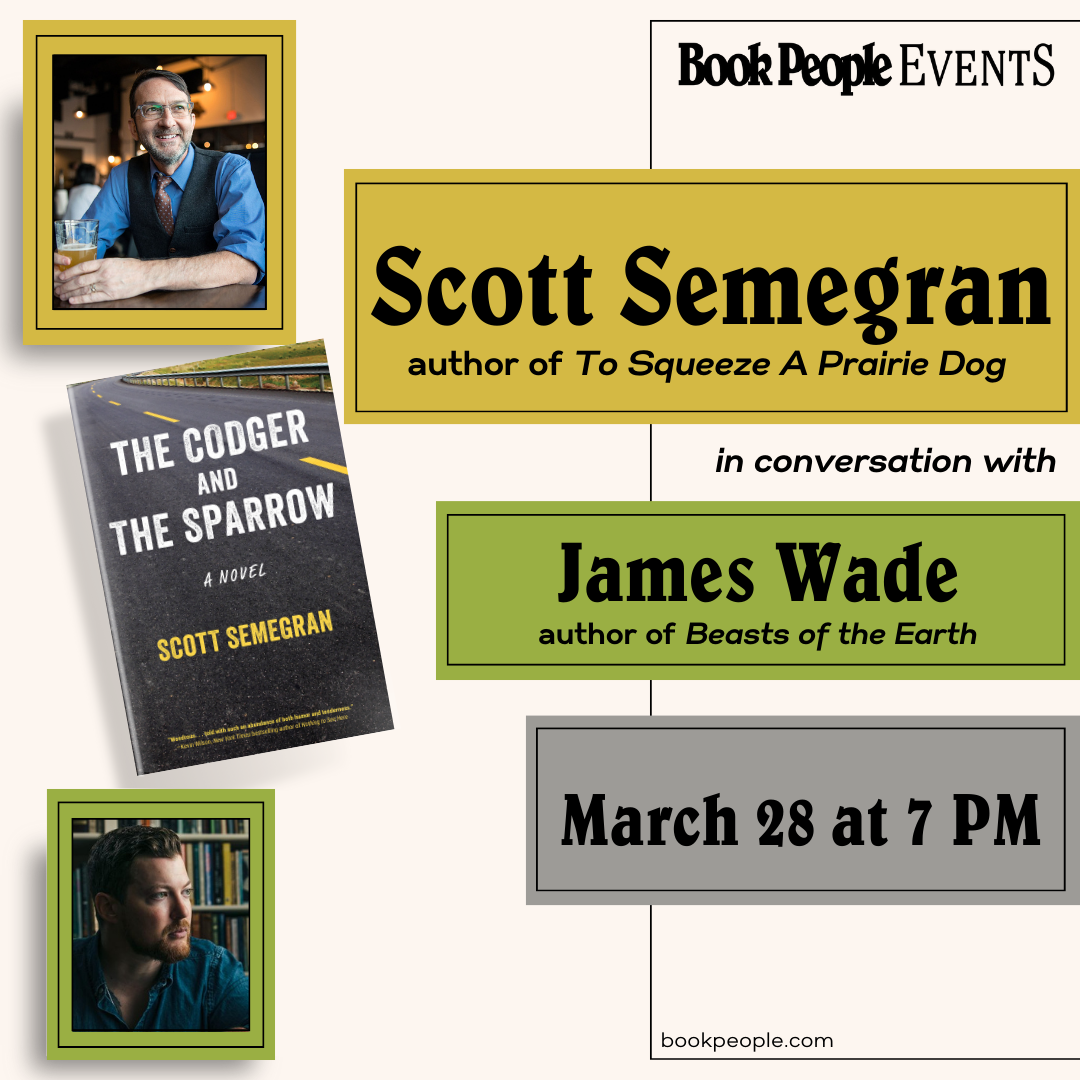 THE CODGER AND THE SPARROW book launch event at BookPeople